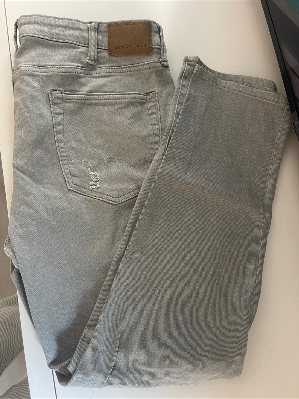 American Eagle Outfitters Skinny Jeans — Light Gray Denim